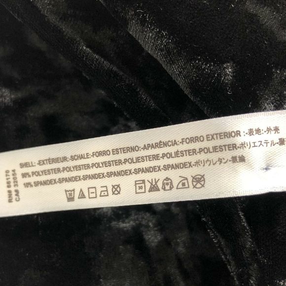 Free People Come Together Velvet Bodycon S Black - Picture 5 of 7